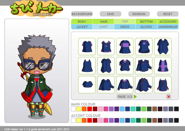 rpg 3d chibi character maker