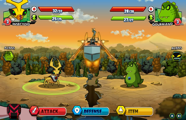 Ben 10 omniverse aliens games