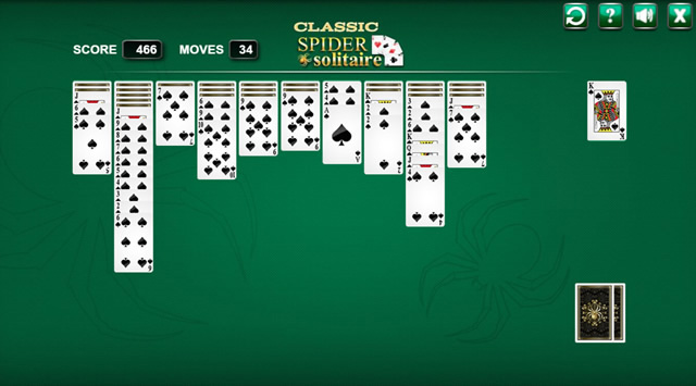 Classic Spider Solitaire Cards Games Gamingcloud