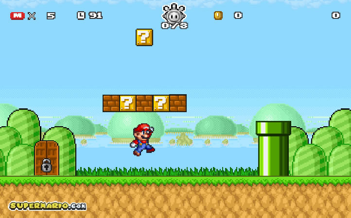 super mario bros star world