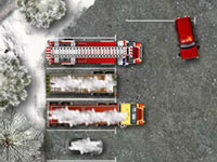 Winter Firefighters Truck 2