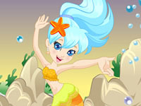 Polly Pocket Mermaid World Dress Up