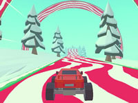 3D Monster Truck Icy Roads