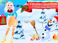 Frozen Christmas Extreme House Makeover