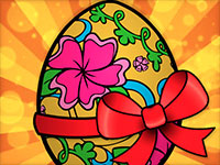 Handmade Easter Eggs - Coloring Book