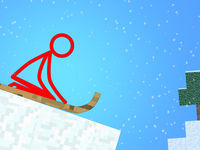 Stickman slide down the hill