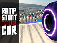 Ramp Stunt Monster Car