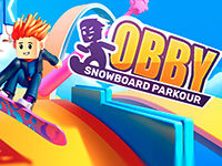 Obby Snowboard Parkour