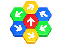 Hexa - hexagon puzzle
