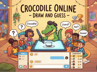 Crocodile Online - Draw and Guess