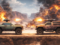 Cars with Guns - Wasteland Showdown