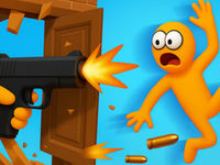 Ragdoll Gun Shooter! Cannon Spinner Playground