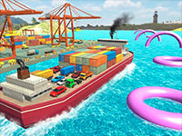 Car Cargo Ship Simulator Game