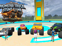Monster Truck Stunt Game Racing Games