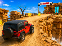 Offroad Jeep Driving Mountain Climb